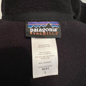 Patagonia men’s vest black large